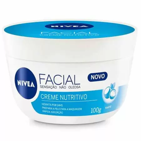 Creme Nivea Facial Nutritivo 100g