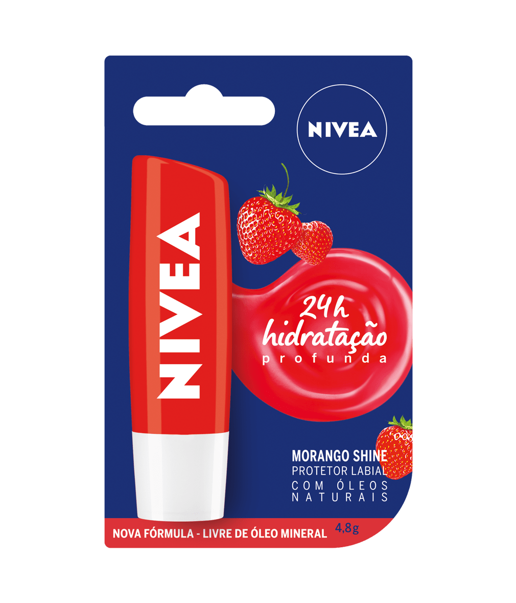 Protetor Labial Morango Nivea 4,8g
