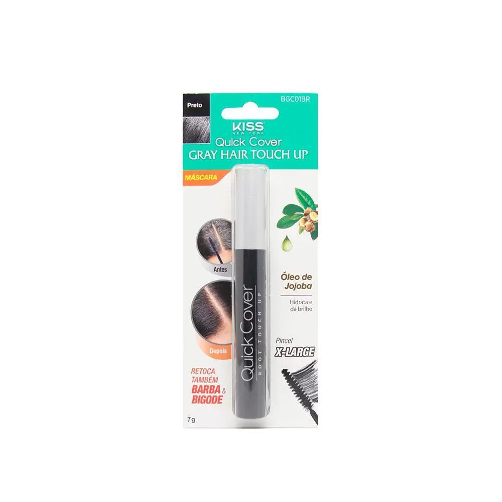 Retoque Capilar Mascara Preto Kiss7g