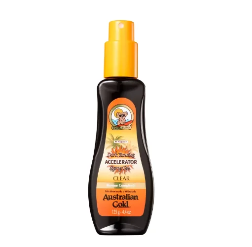 Acelerador Bronzer Spray Clear Australian Gold 125g