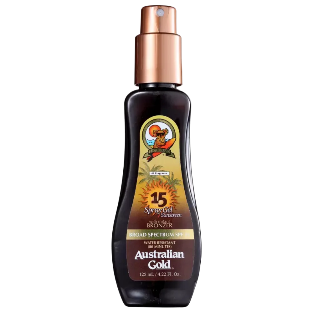 Bronzeador Spray Gel Fps15 Instant Bronzer Australian Gold 125ml