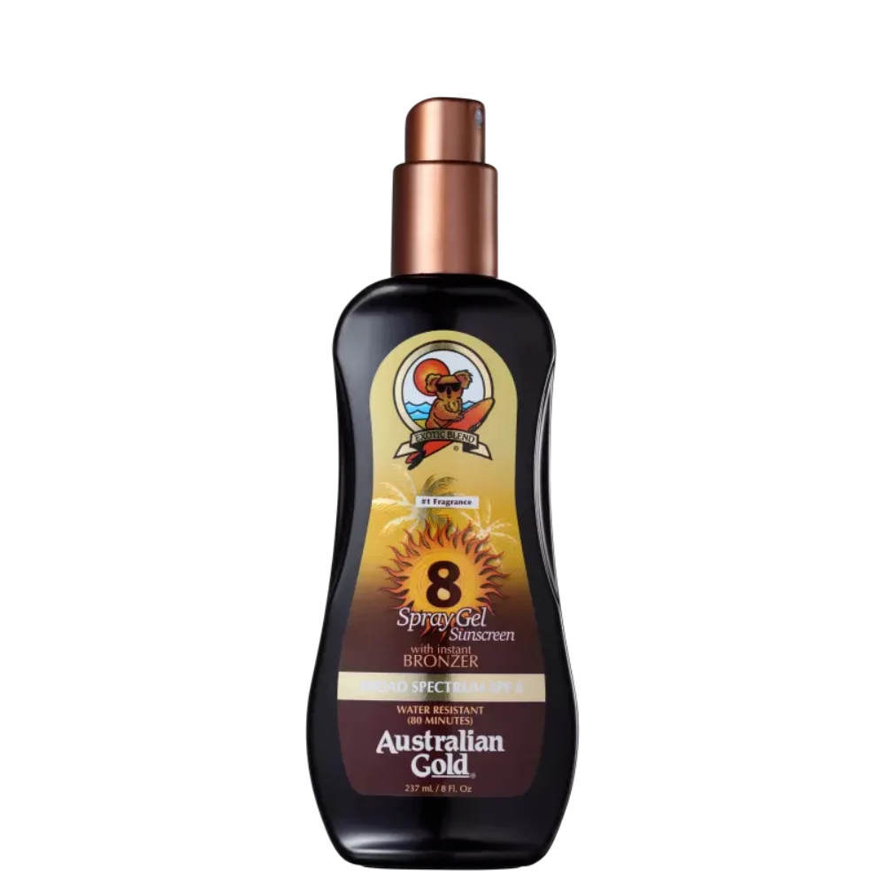 Bronzeador Spray Gel Fps8 Instant Bronzer Australian Gold 237ml
