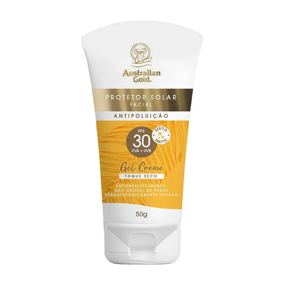 Protetor Solar Facial Fps 70 Australian Gold 50g