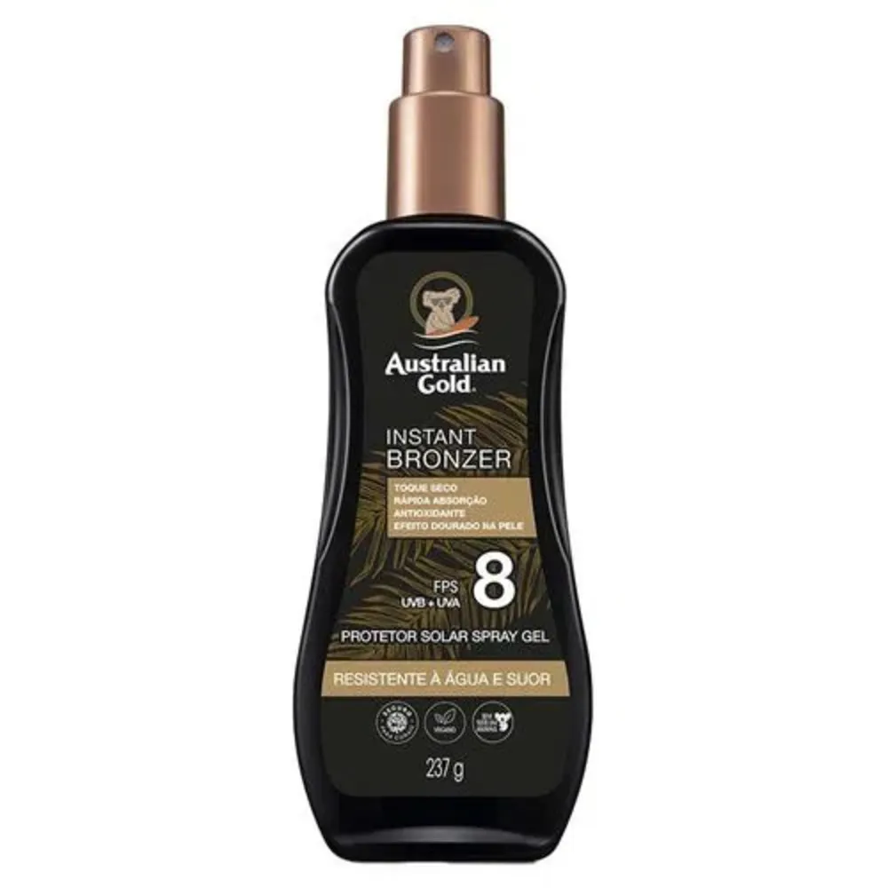 Bronzeador Fps 8 Instant Bronzer Australian Gold 125ml