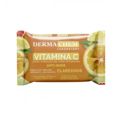 Lenços Demaquilantes Vitamina C Antidade Dermachem