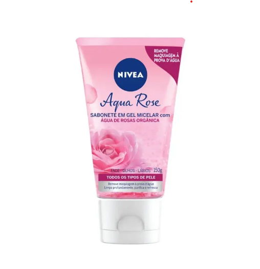 Sabonete Gel Facial Micelar Aqua Rose Nivea 150g