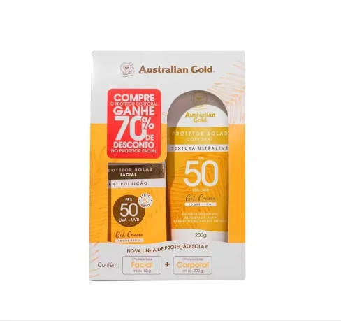Kit Fps50 Corporal 200g+facial 50g Australian Gold
