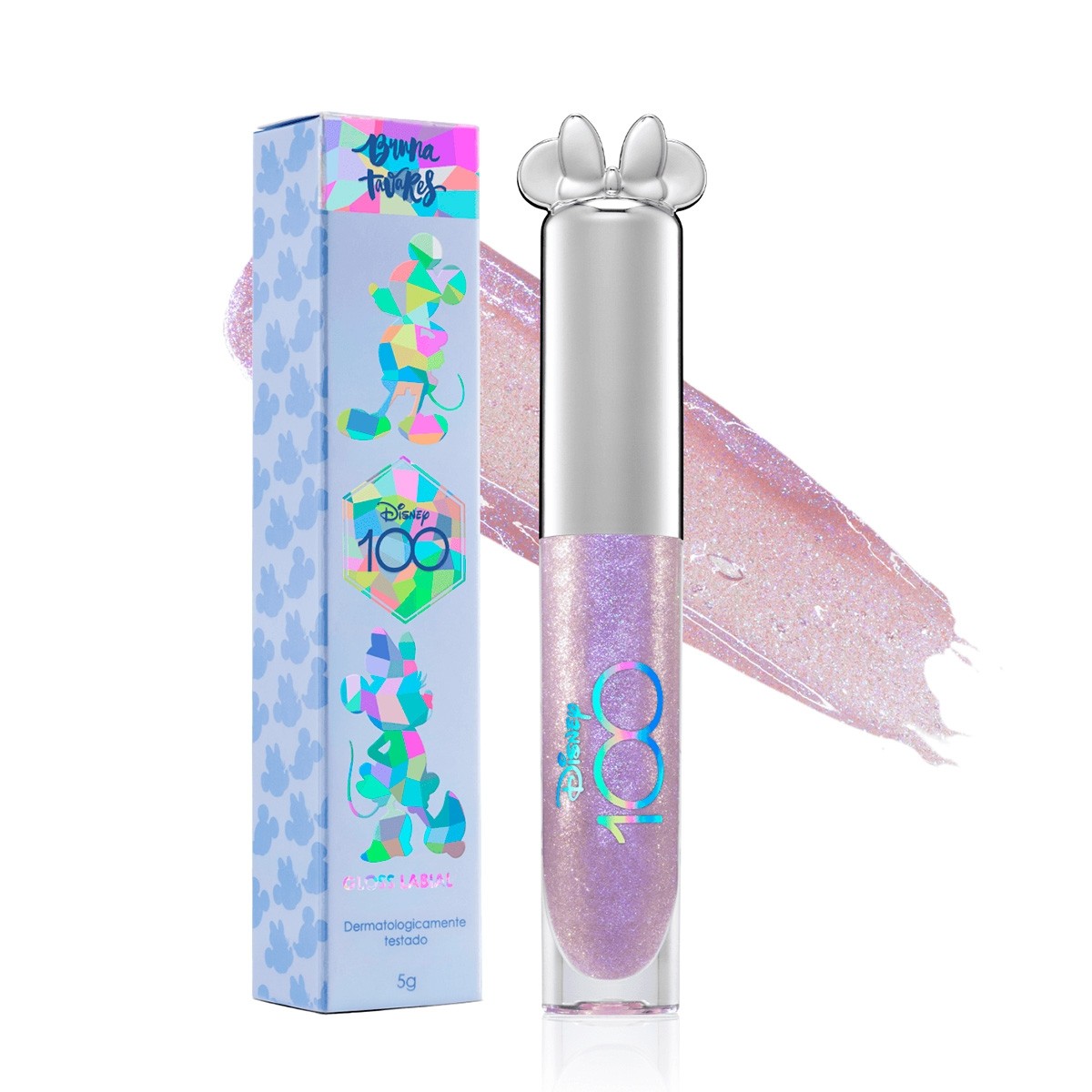 Gloss Labial Fantasyland Disney 100 Anos Bruna Tavares 5g