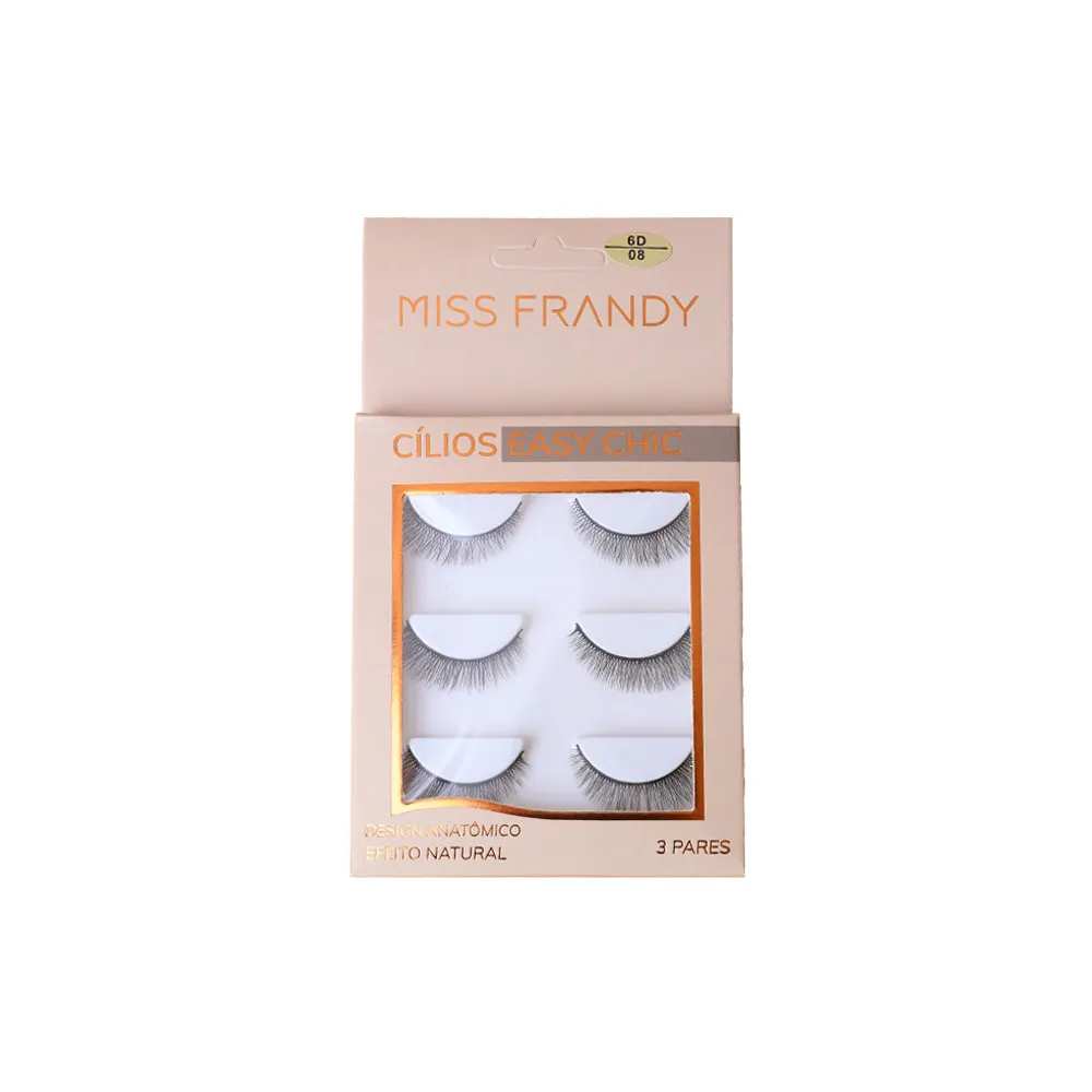 Kit De Cilios Easy Chic 03 Pares C22-1054 Miss Frandy