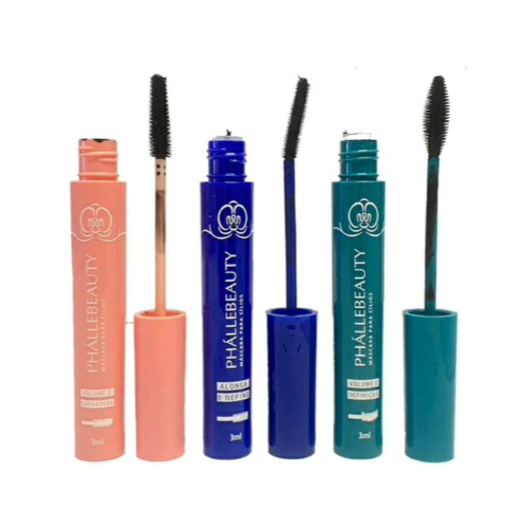 Mascara Para Cilios Preta Phallebeauty 4ml