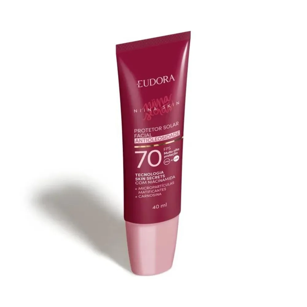 Protetor Solar Facial Antioleosidade Fps70 Niina Secrets 40ml