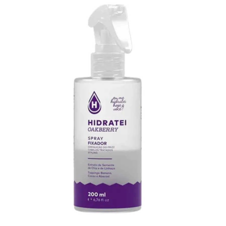 Spray Fixador Oakberry Hidratei 200ml