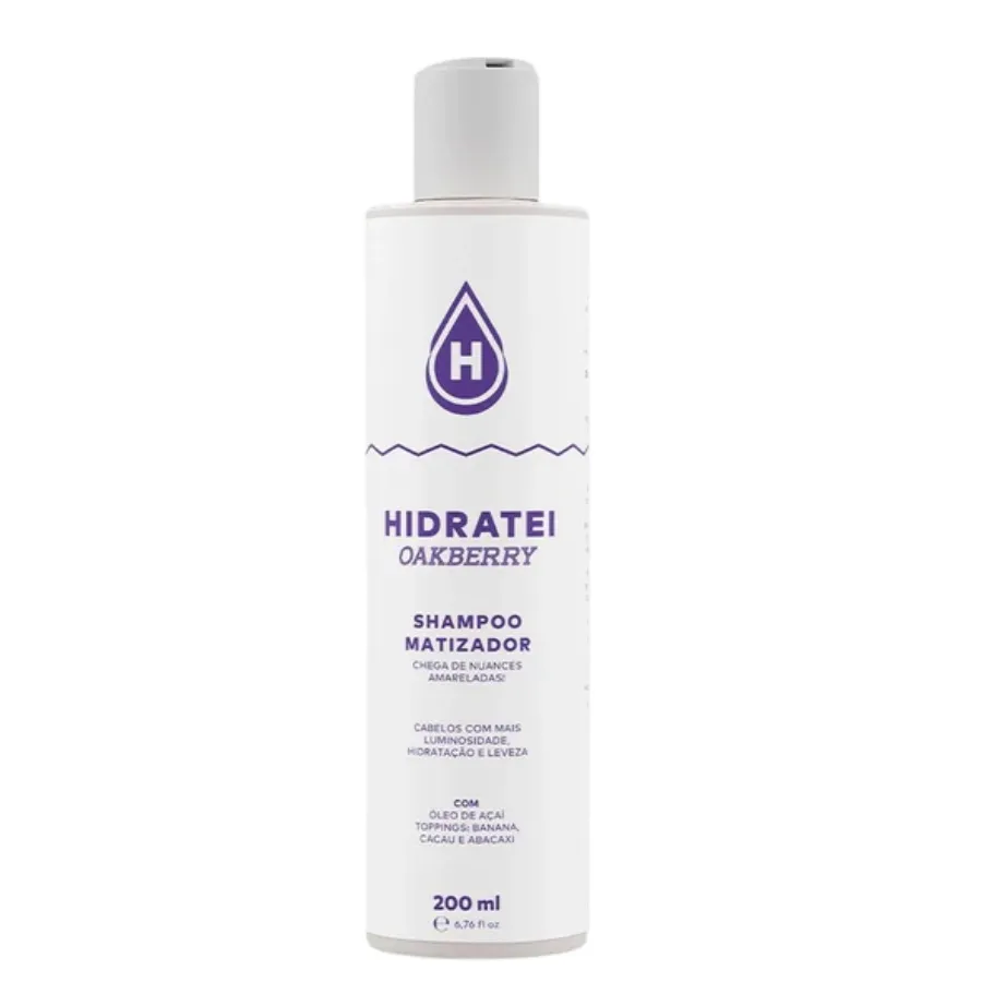 Shampoo Matizador Oakberry Hidratei 200ml