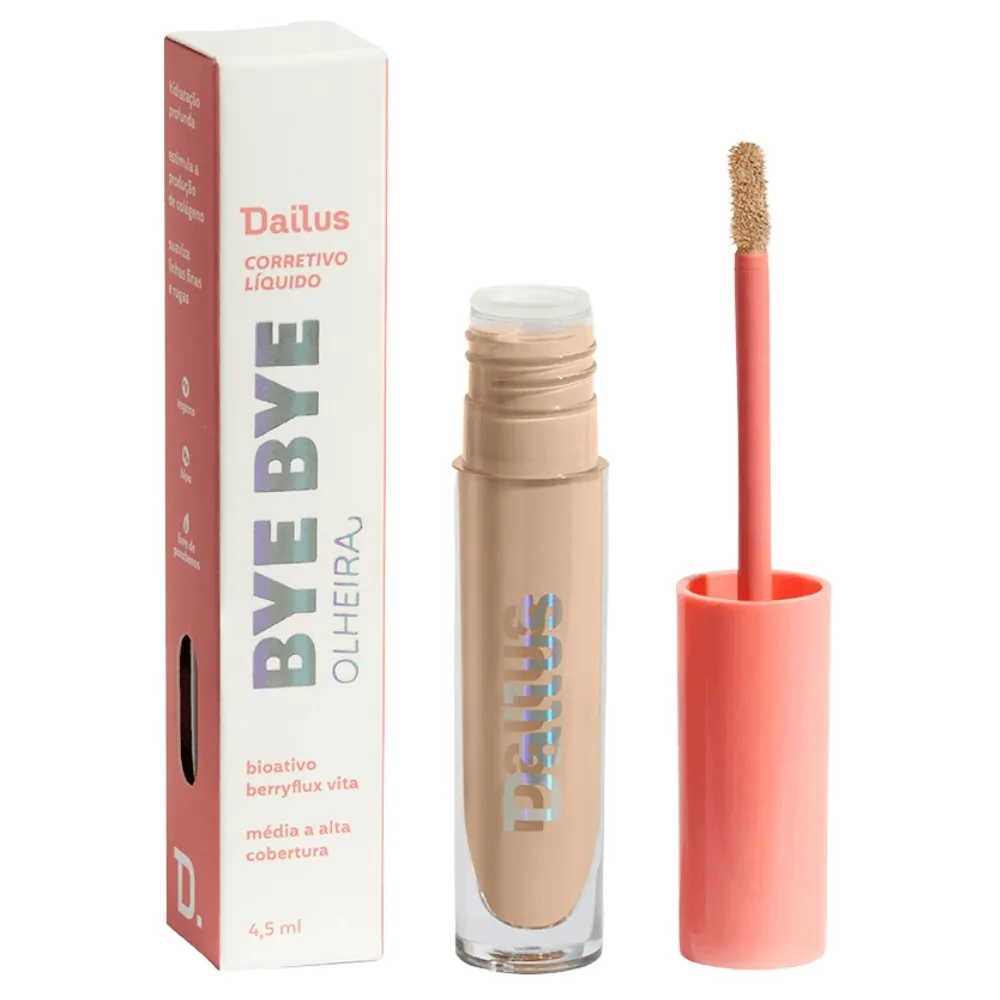 Corretivo Bye Bye Olheira D4 Claro Dailus 4,5ml