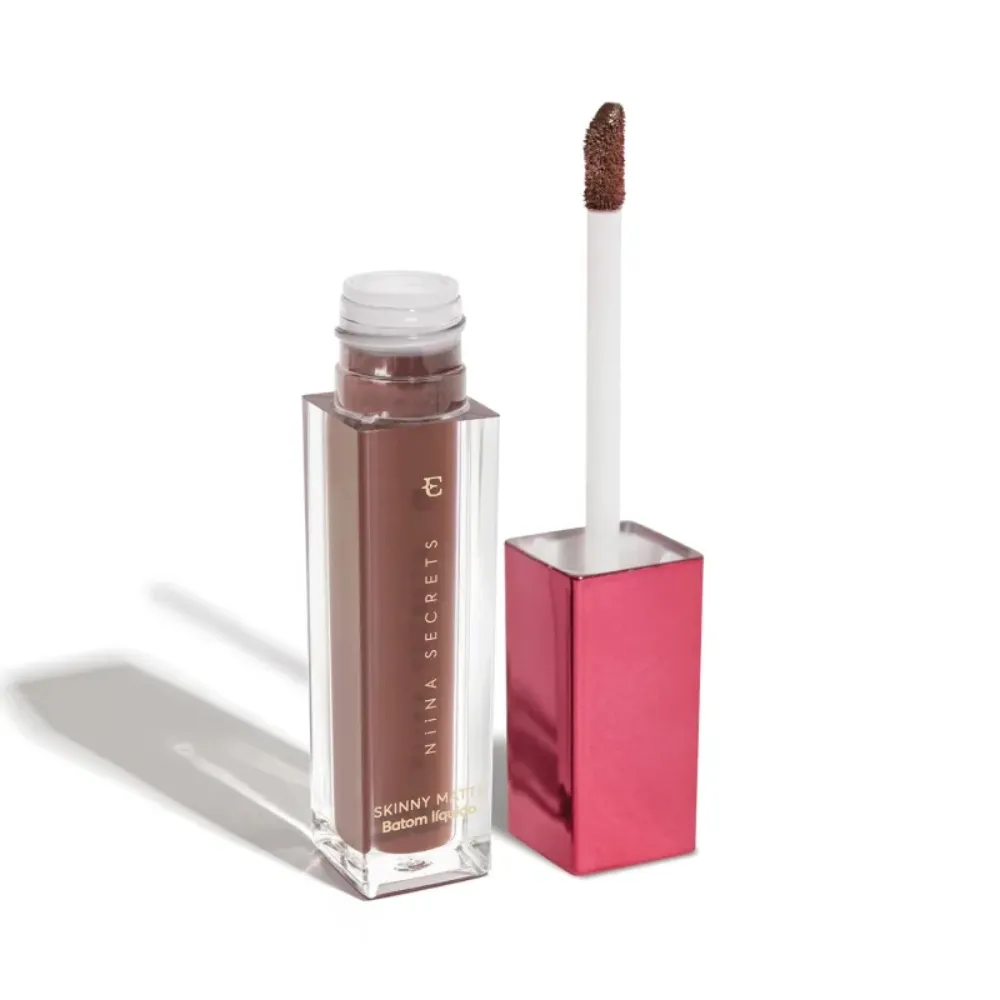 Batom Liquido Skinny Matte Niina Secrets Rosa Lotous Eudora 5ml