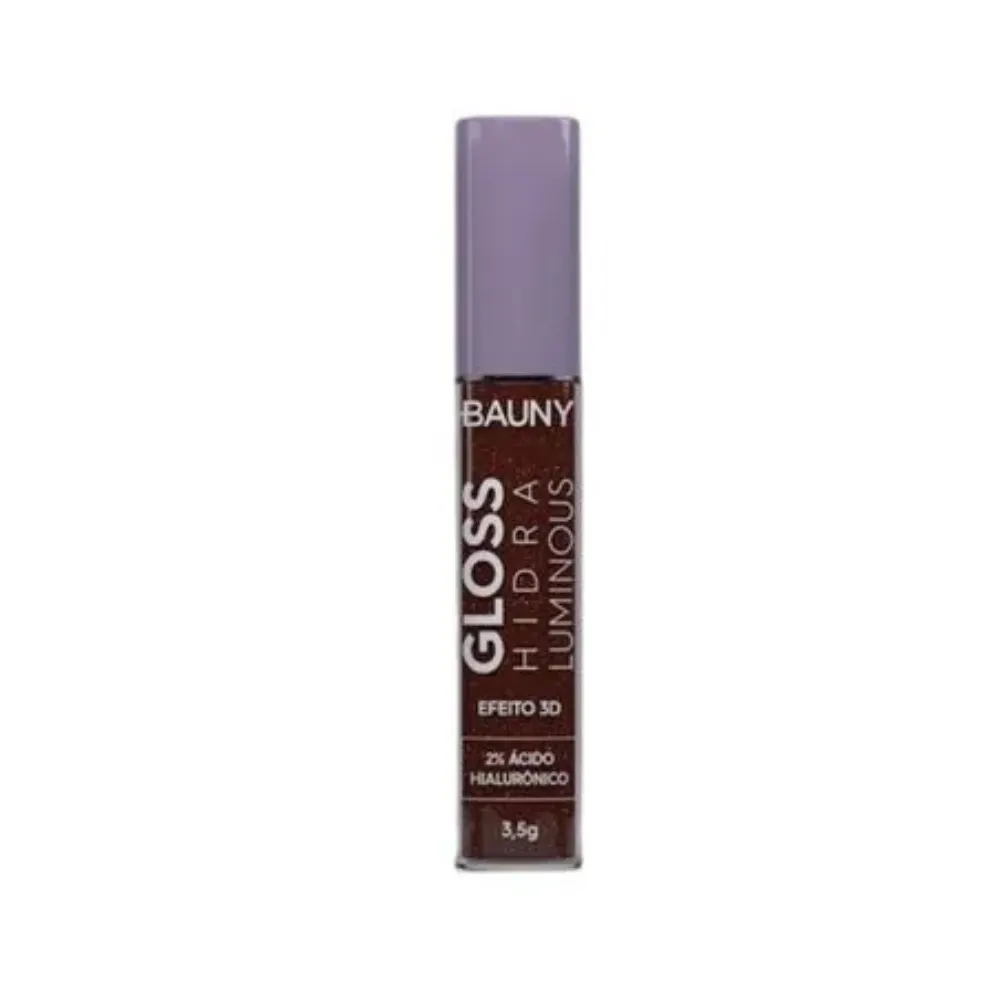 Gloss Hidra Luminous Cacau Glow Bauny 3,5g