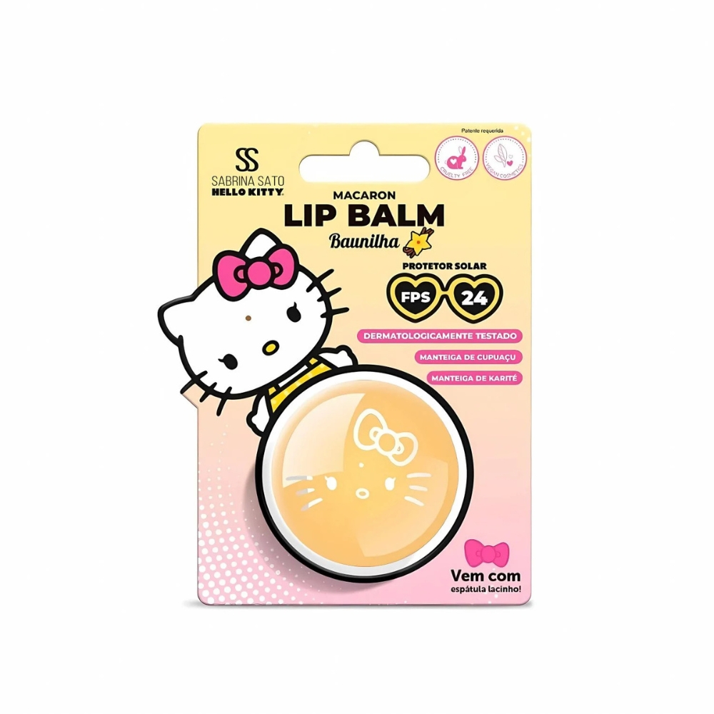 Lipbalm Macaron Baunilha Sabrina Sato Hello Kit 8g