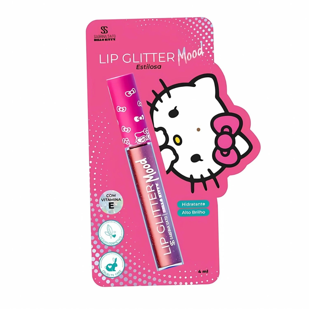 Lip Glitter Estilosa Mood Sabrinasato Hello Kit 4ml