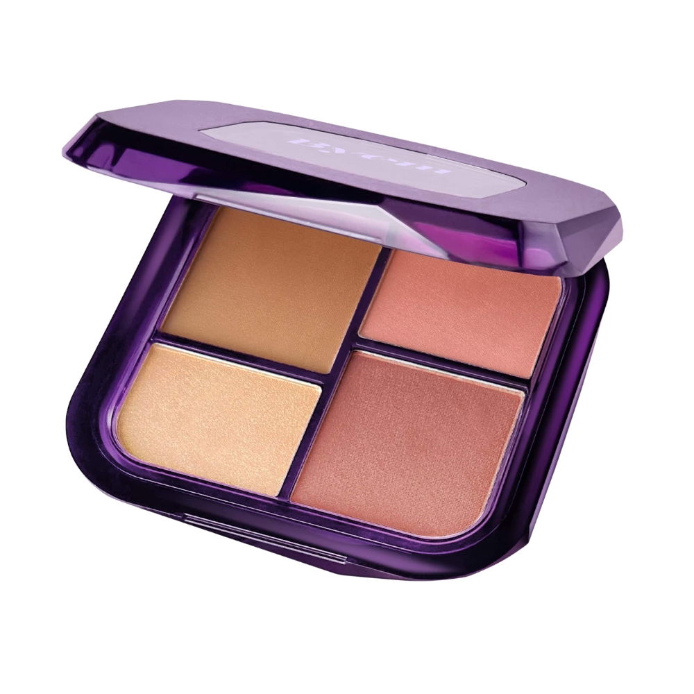 Quarteto De Contorno, Blush E Iluminador Medium Byem 12,8g