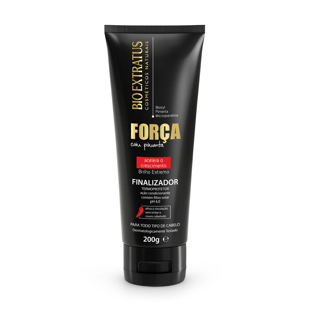 Finalizador Forca Com Pimenta Bio Extratus 200g