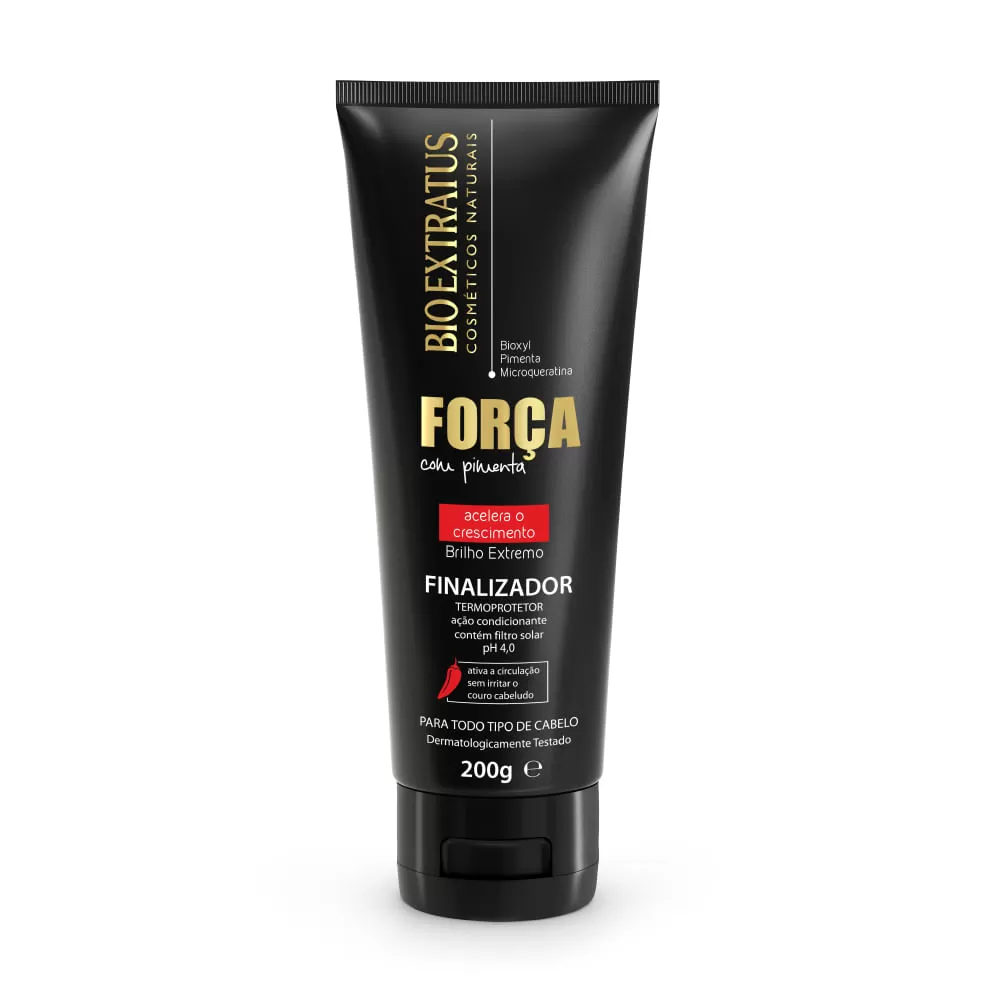 Finalizador Forca Com Pimenta Bio Extratus 200g