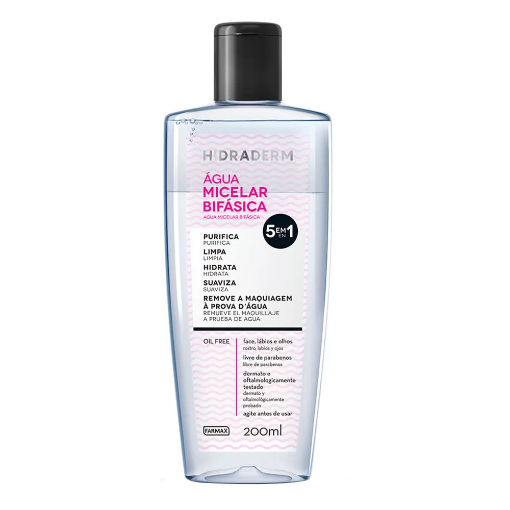 Agua Micelar Hidraderm Bifasica 200ml