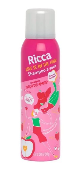 Shampoo A Seco Maça Do Amor Ricca 150ml