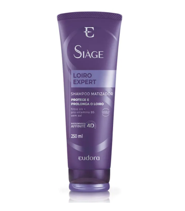 Shampoo Loiro Expert Matizador Siage Eudora 250ml