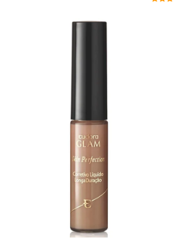 Corretivo Liquido Skin Perfection Bege Escuro 2 Eudora Glam 6,4g