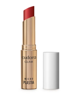 Batom Micro Plastia Scarlet Absoluto Eudora Glam 3,3g