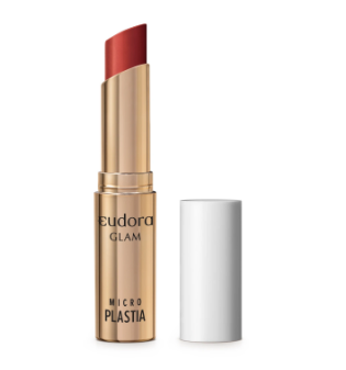 Batom Micro Plastia Vermelho Ruby Eudora Glam 3,3g