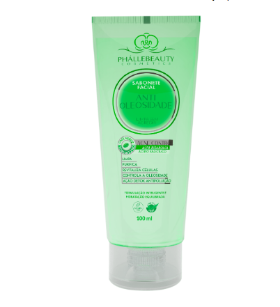 Sabonete Facial Antioleosidade Ph0567 Phallebeauty 100ml