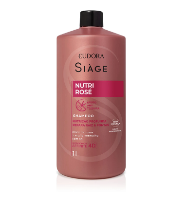 Shampoo Nutri Rose Siage Eudora 1lt