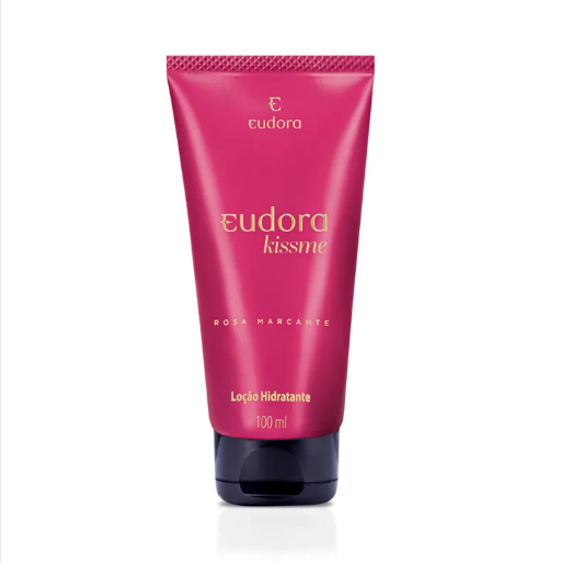 Kiss Me Rosa Marcante Locao Hidratante Corporal Eudora 100ml