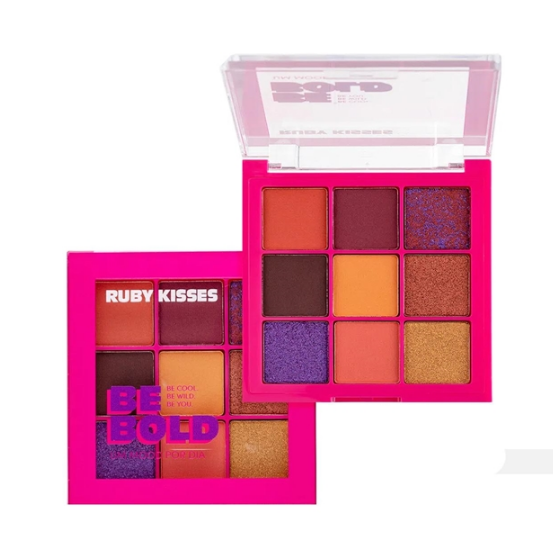 Rk Paleta De Sombras 9 Cores Be Bold Kiss 11,7g