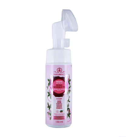 Mousse Micelar Rosa Mosqueta Phallebeauty 150ml