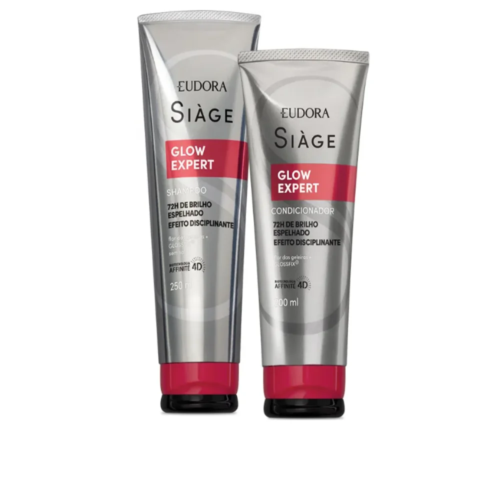 Kit Shampoo+condicionador Glow Expert Siage Eudora