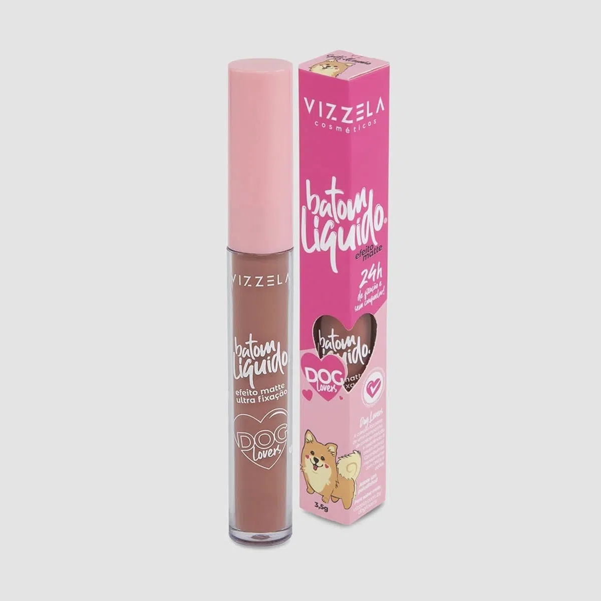 Batom Liquido Doglovers Spitz Alemao Cor 01 Vizzela 3,5g