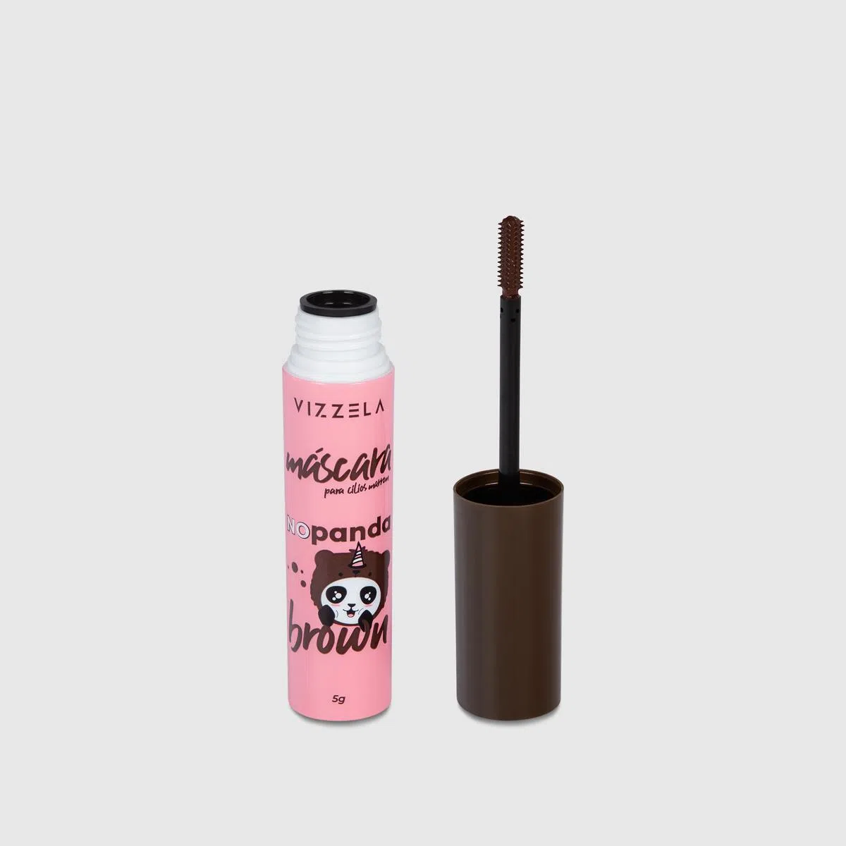 Mascara Para Cilios No Panda Brown Vizzela 5g