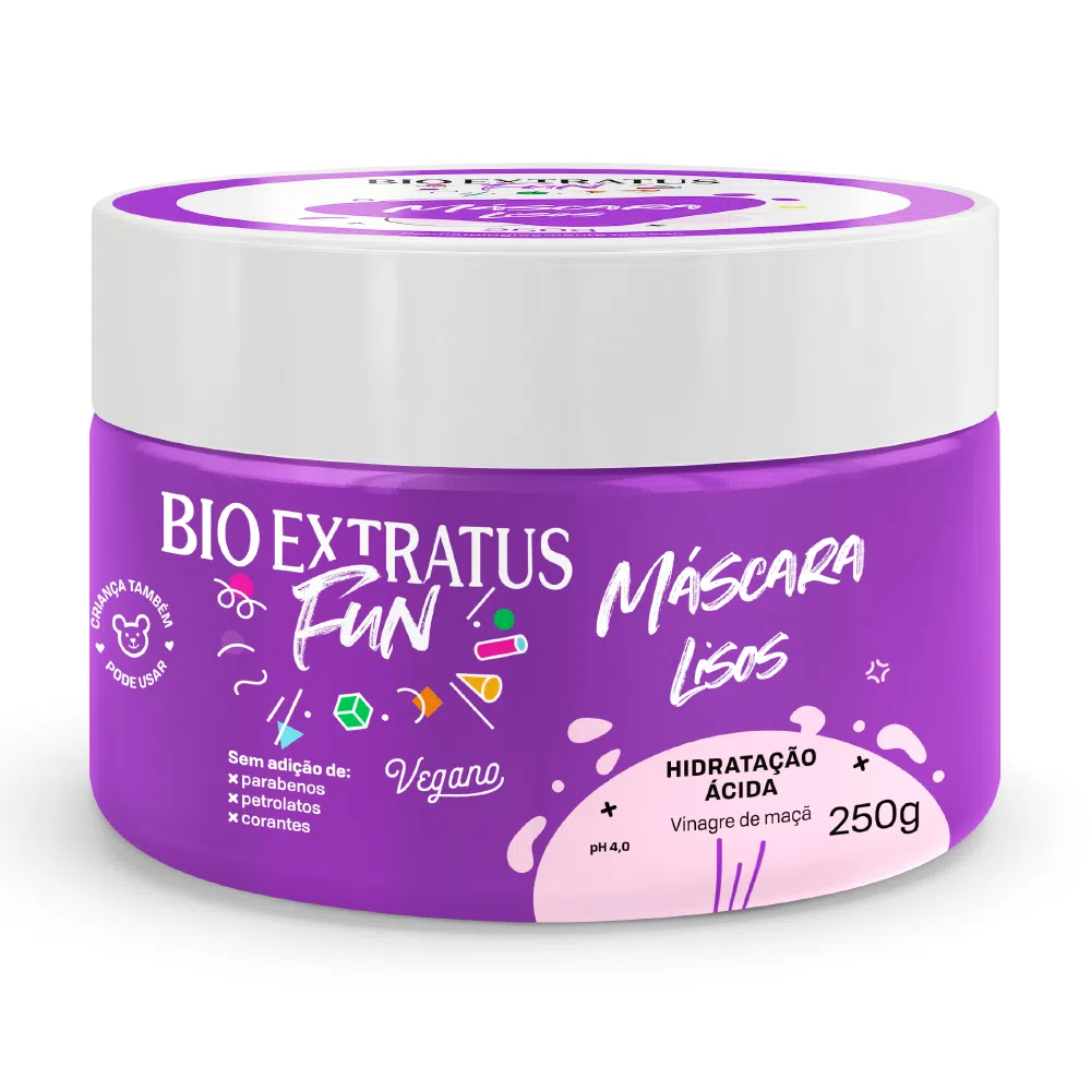 Mascara Fun Lisos Bio Extratus 250g