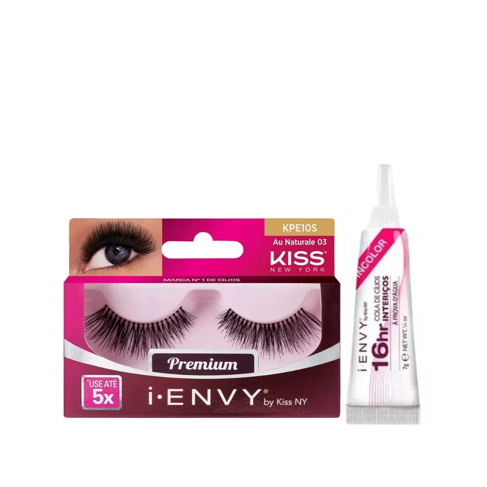 Cilios I Envy Au Naturale 03 + 01 Cola Gratis Kiss