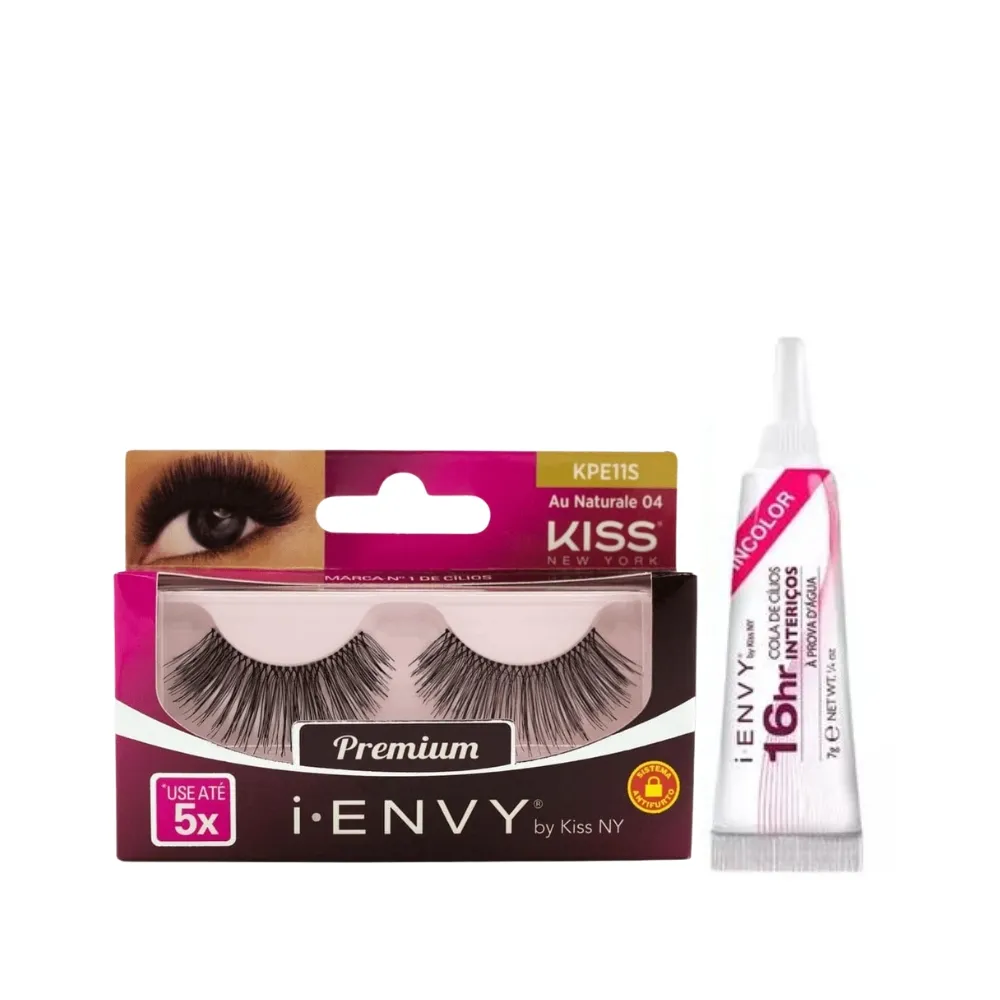 Cilios I Envy Au Naturale 04 + 01 Cola Gratis Kiss