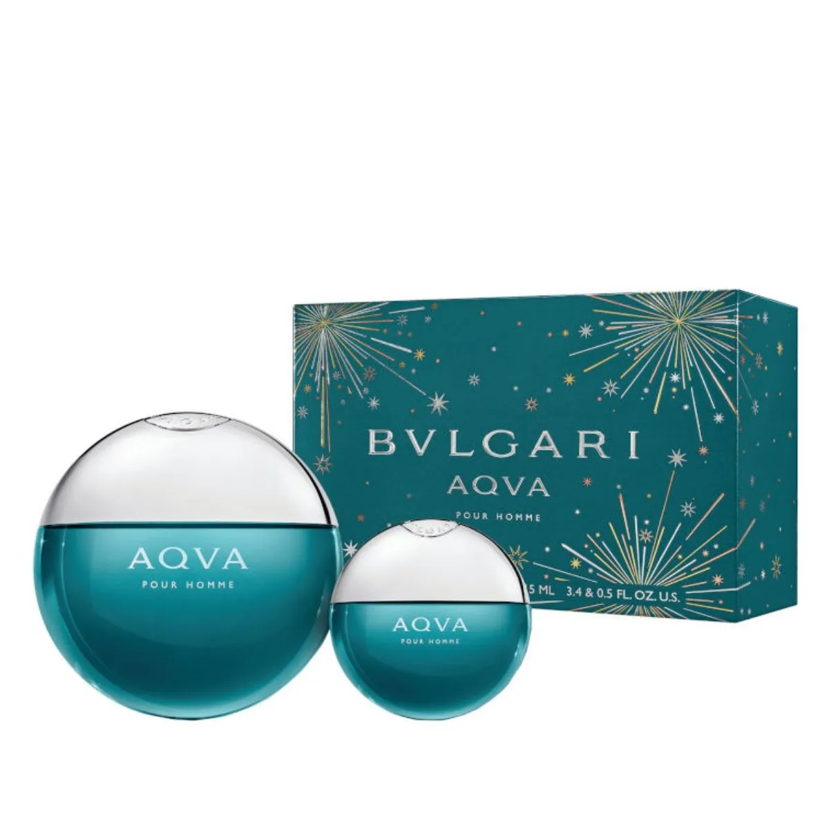 Kit Aqva Pour Homme Edt 100ml + Aqva Pour Homme Edt 15ml Bvlgari