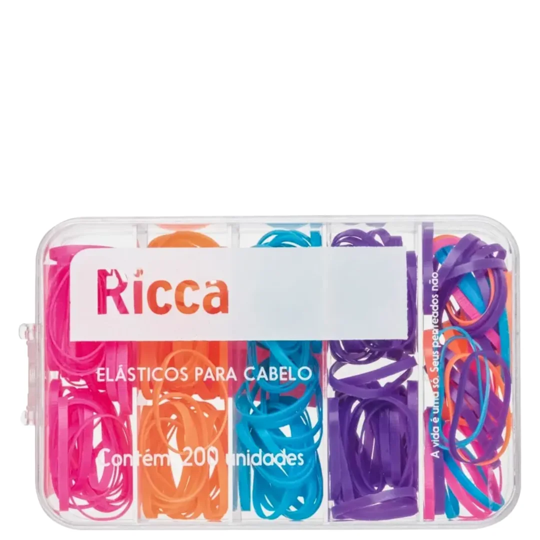 Elasticos Coloridos Ricca 200un