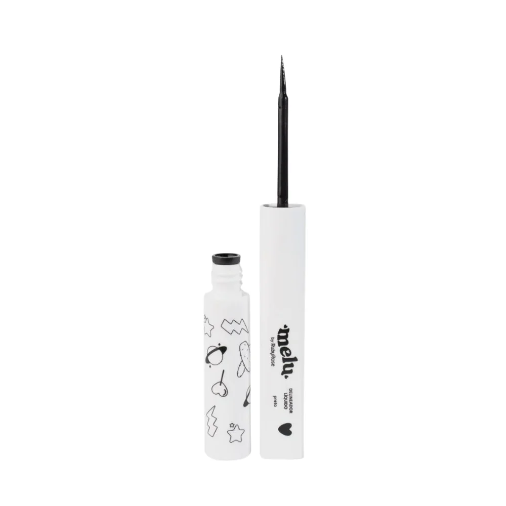 Delineador Liquido Preto Melu By Ruby Rose 3ml