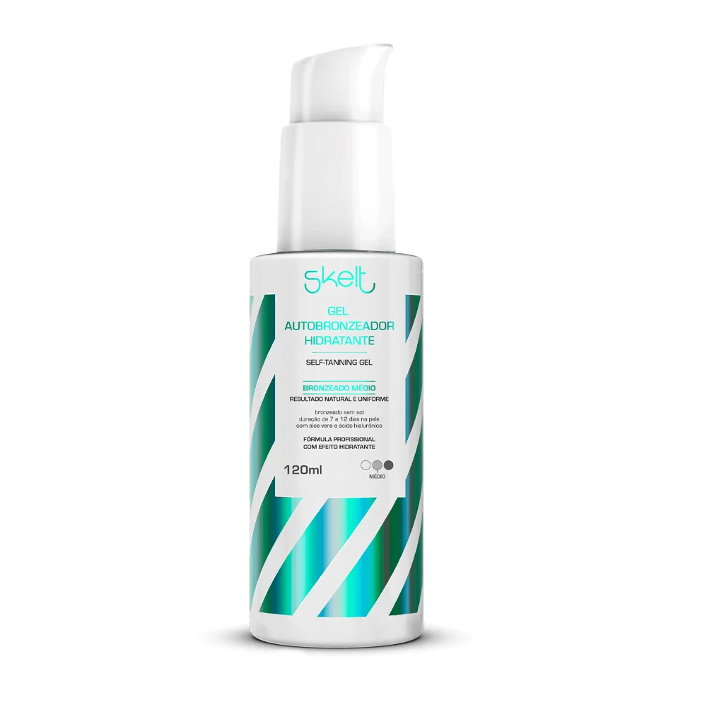 Gel Autobronzeador Hidratante Skelt 120ml