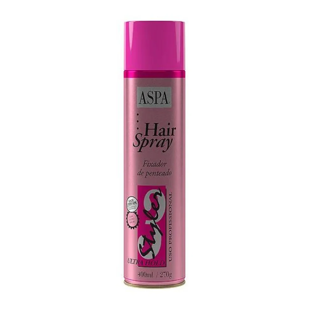 Fixador Spray Styler Fixador De Penteado Aspa 400ml