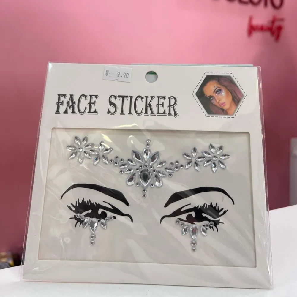 Adesivo Facial Face Sticker Carnaval Olhos E Rosto Emake