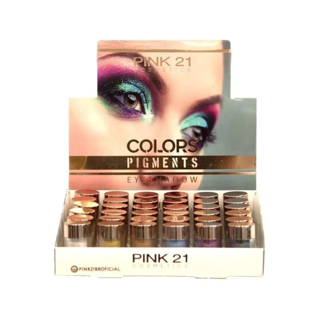 Paleta De Sombras Color Pigments Pink 21 3g