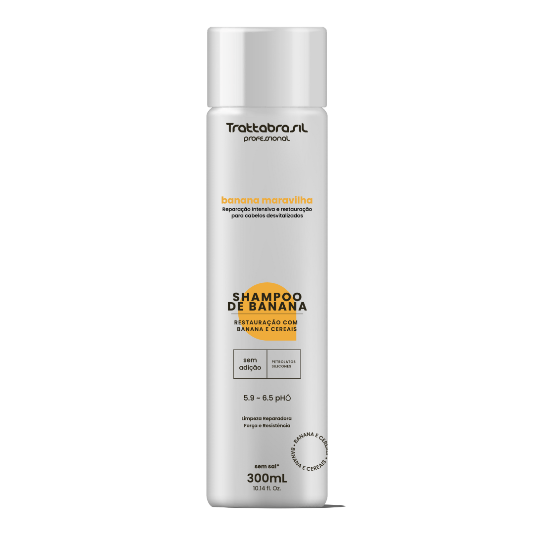 Shampoo Banana Trattabrasil 300ml